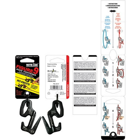 Nite Ize Large Carabiner, Figure 9, Black