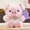 Pink, variant on Plush Animal Doll Decoration Toy, Soft Stuffed Collectible Display Doll, Desktop Ornament Home Decor Gift, Comfort Companion Decorative Plush Toy, Relaxation Room Decoration Accent