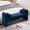 Navy, variant on YWEN Storage Bench for Bedroom End of Bed, Velvet Upholstered Rolled Armed Button Tufted Sofa Stool Bench, Storage Ottoman Couch Long Bench with Solid Wood Legs