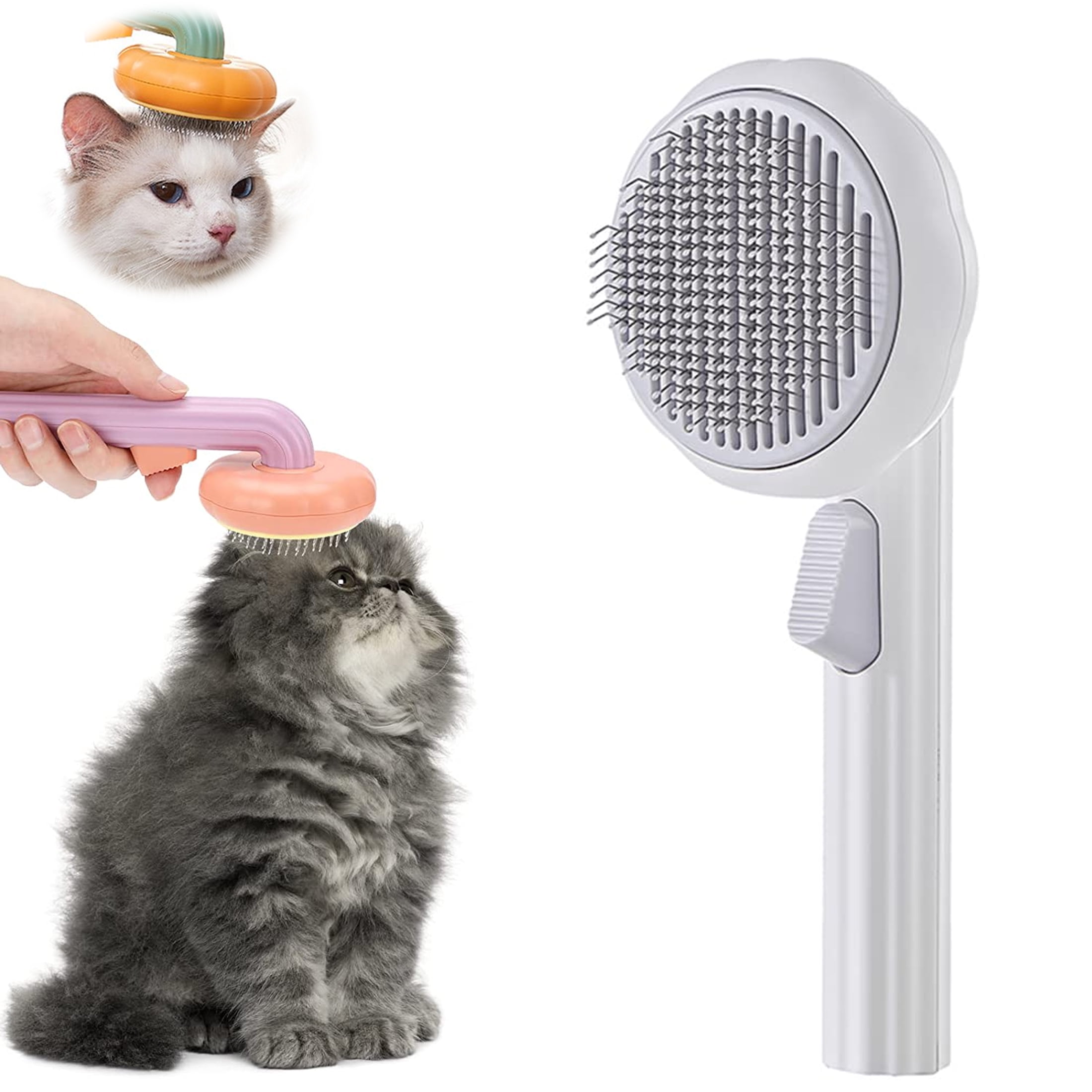 Neotimely Cat Brush, Cat Brushes for Indoor Cats, Cat Hair Brush for