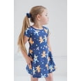 thumbnail image 4 of Vestido Bluey Bingo Skater French Terry con coletero 4T azul, 4 of 6