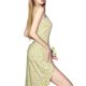 thumbnail image 4 of SAYOO Vestido de tirante femenino, vestido ajustado con volantes irregulares, vestido largo de verano para mujeres SAYOO moda, 4 of 8
