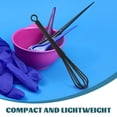 thumbnail image 3 of CTIRCHIU 10Pcs Hair Coloring Mixer Black Plastic Handheld Whisk for Salon and Home Use, 3 of 7