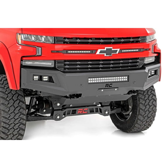 Rough Country Front High Clearance LED Bumper for 19-22 Silverado 1500 - 10757A