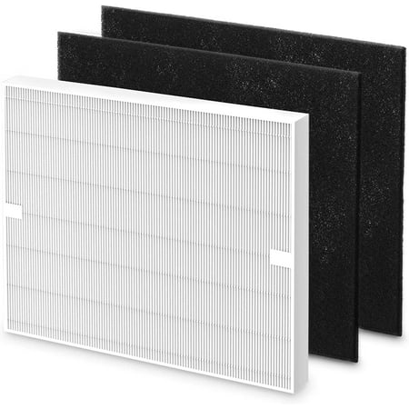 AP-1512HH Air Purifi-er Replacement Filt-er Set Compatible with Coway Airmega AP-1512HH Air Purifi-er and Airmega 200M Air Purifier, 1 HEPA and 2 Carbon Pre-Filters Part # 3304899