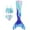 Blue, variant on Girls Mermaid Swimsuit 3 Piece Set with Monofin - Bikini Top & High Waist Bottom with Removable Tail for Girls, Beach & Pool Costume Swimwear 2-3 Years Multicolour
