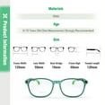 thumbnail image 3 of Children Optical Glasses Frame Oval Size 50 Adjustable Ear Lock Flexible TR90 Eyeglasses 9-15Y, 3 of 5
