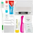 thumbnail image 2 of Women’s Single 15 Piece Travel Size Women’s Hygiene Toiletry Kits Containing Shampoo, Conditioner, Body Wash, Toothbrush, Toothpaste, Deodorant, Comb & More for Homeless Charity Donation, 2 of 4