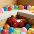 thumbnail image 6 of Jubipavy Plush Toy Red Irregular-Shaped Horse Pillow Soft Cushion For Sofa Living Room Car Decorative Gift 2026 Fire Horse Year Theme, 6 of 8