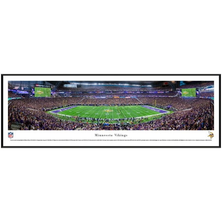 Standard Framed Panoramic Print - Minnesota Vikings 40.25
