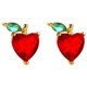 thumbnail image 2 of Pendientes Pequeños de Fruta Fresca onlyliua de Melocotón y Fresa, 2 of 2