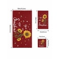 thumbnail image 4 of Red Sunshine Sunflower Bath Towels for Bathroom Set,Luxury Microfiber Towels Gifts for Women,Beach Kitchen Hand Hair Face Towel and Dish Washcloth,Pastoral Bees Farmhouse Floral Towels+Set, 4 of 7