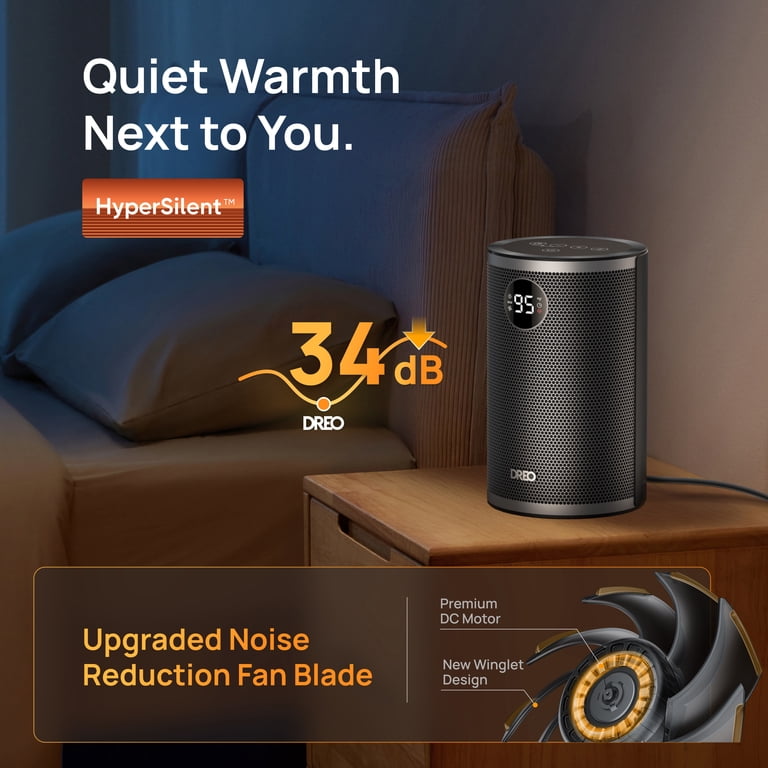 1500W Ceramic Space Heater with Digital Timer photo 3