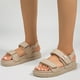 thumbnail image 5 of Sandalias Cuero Con Punta Abierta Doble Correa Antideslizantes para Mujer Viajes Al Aire Libre, 5 of 8