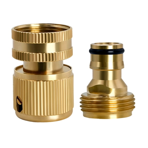Brass Faucet Connector Garden Irrigation Hose Water Nozzle Connection Adapter