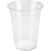 Angle View: 3PK Genuine Joe Clear Plastic Cups, 16 fl oz, Cold Drink, 25 Cups