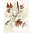 thumbnail image 3 of Goldberger, Jennifer 12x14 Black Modern Framed Museum Art Print Titled - Dusty Flower Composition I, 3 of 5