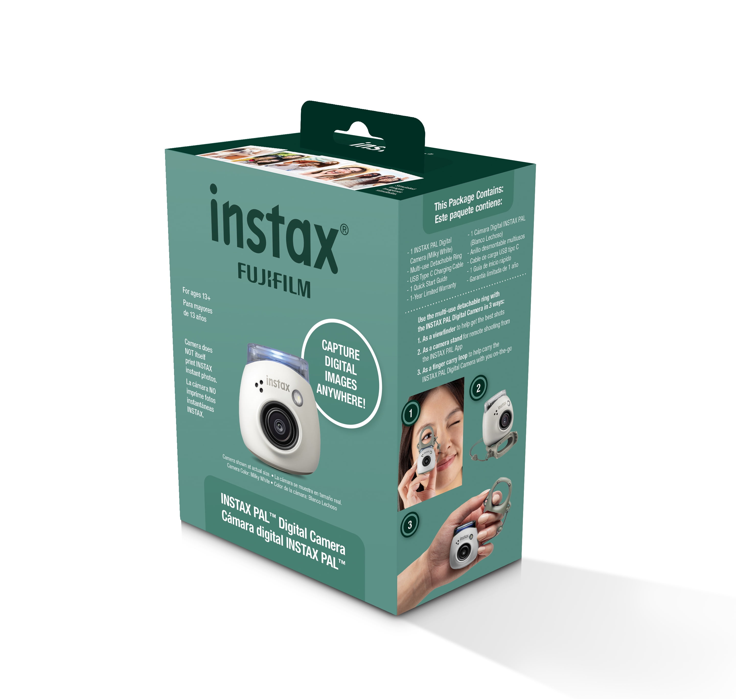 Fujifilm instax PAL Camera, Milky White - Walmart.com