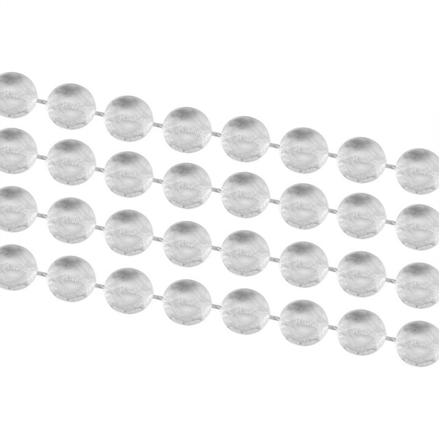 Rideau de Perles, 10m/rouleau 10mm Rideau de Perles en Acrylique Cristal Haute Précision