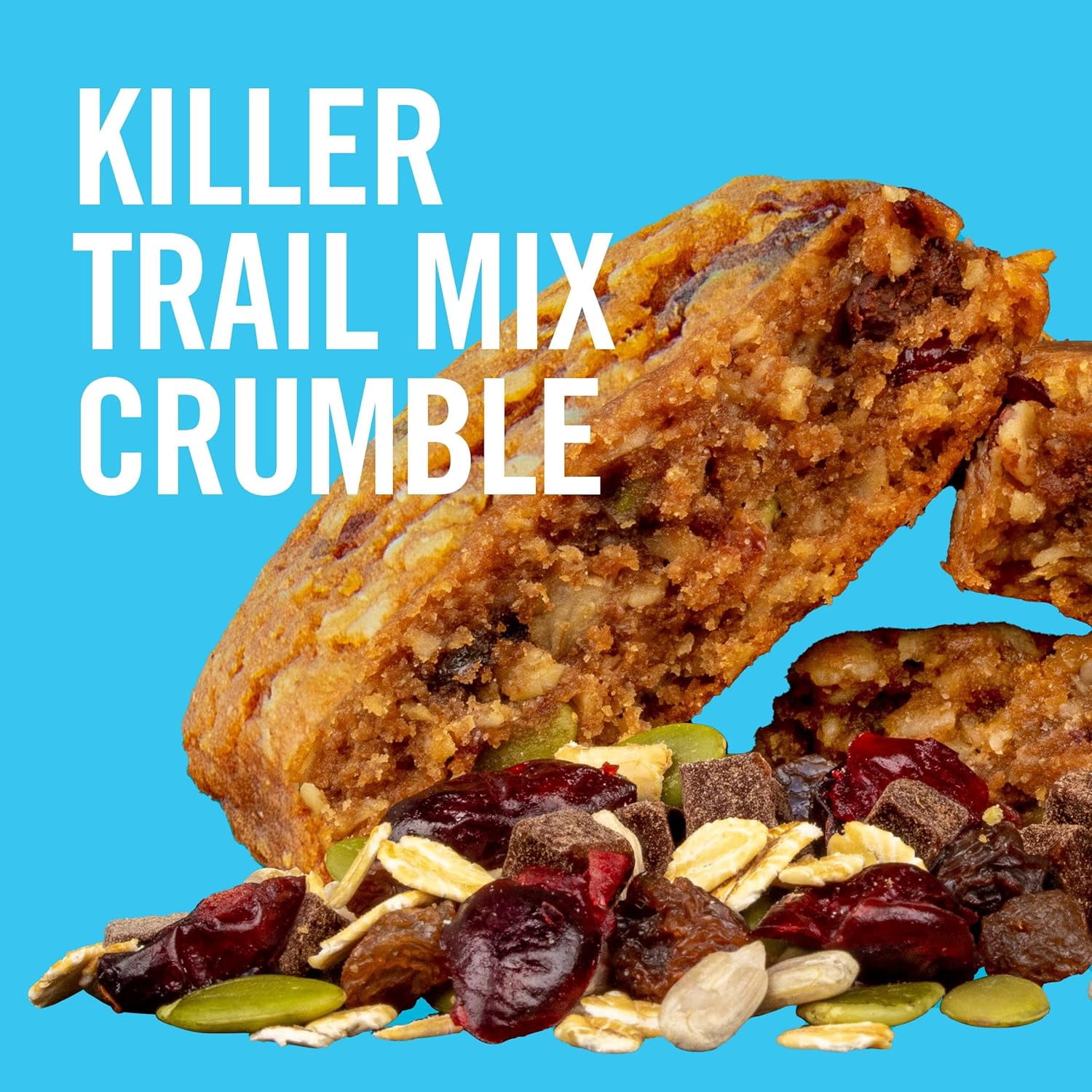 Dave's Killer Bread Trail Mix Crumble Organic Snack Bars, 4 Individually Wrapped Snack Bars (Pack of 3)