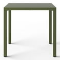thumbnail image 4 of WestinTrends Playa 31.5" Iron Metal Frame Outdoor Square Patio Dining Table, Olive Green, 4 of 15