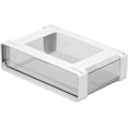 thumbnail image 4 of Pull Out Cabinet Organizer, Drawer Organizer, Slide Out Durable Plastic Under Desk Storage for Kitchen Pantry, Cabinet Accessories, White Small, 4 of 8
