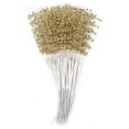 thumbnail image 2 of 100 Uds De varillas de perlas blancas cadena de cuentas de perlas en aerosol hebras de cuentas florales hechas a mano varillas de perlas ABS portátil accesorios de ANGGREK Otros, 2 of 8