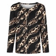 thumbnail image 5 of Cilsoka Women's Casual Long Sleeve Shirts Vintage Print Pullover Top Fall Fashion Outfits Clothes, 2026 Trendy Ciothing, 5 of 6
