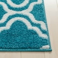 thumbnail image 2 of Modern Rug Calipso Blue 7'10''X10'6'' Lattice Trellis Accent Area Rug Entry Way Bright Kids Room Kitchn Bedroom Carpet Bathroom Soft Durable Area Rug, 2 of 8