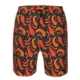 thumbnail image 3 of Goofa Red Hot Chili Printed Mens Swim Trunks Summer Quick Dry Short Beach Swimwear Bathing Suits-3X-Large, 3 of 9