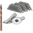 thumbnail image 1 of 40 Pack Angle Beveled Protector Sleeves, Wood Post Protector Stair Cable Railing 1/8, 45 Degree, 1 of 8