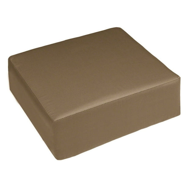 Cushion Source 24 x 23 in. Solid Sunbrella Ottoman Cushion Walmart