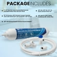 thumbnail image 4 of Metpure GAC Inline Filter Conversion 1/4" OD to 3/8” OD Big Flow Kit. Increase & Double Water Filtration Faucet Flow Rate of RO Reverse Osmosis System. Complete Kit with Filter, Tubing, and Fittings, 4 of 9