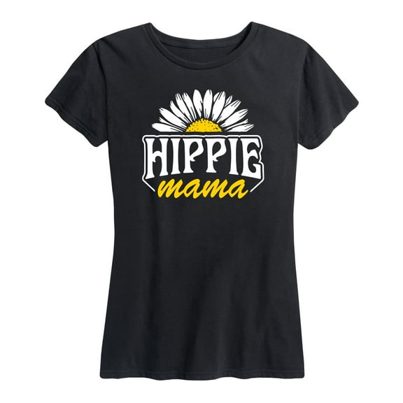 Instant Message - Hippie Mama Daisy - Women's Short Sleeve Graphic T-Shirt