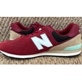 thumbnail image 4 of New Balance Mens 574 Premium Red ML574JHQ Casual Sneakers OG Suede Size 18, 4 of 6