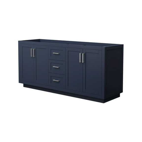 Wyndham Collection WCF292972DBNCXSXXMXX Miranda 71" Double Free Standing Vanity Cabinet