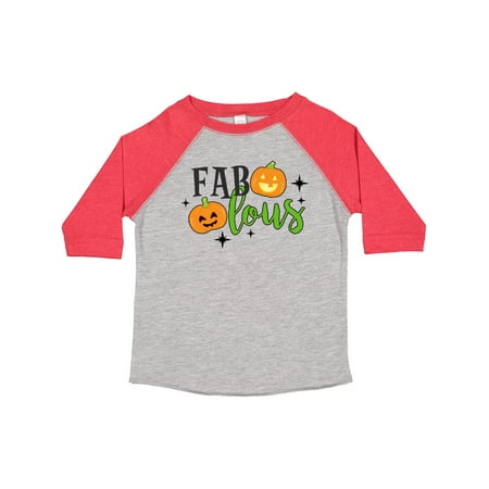 

Inktastic Faboolous with Pumpkins Replacing Os for Halloween Gift Toddler Toddler Girl T-Shirt