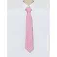 thumbnail image 2 of INSPIRE CHIC Men's Self Tied Polka Dots Wide Necktie Formal Casual Ties Pink One Size, 2 of 5