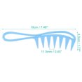 thumbnail image 4 of Unique Bargains 3 Pcs Hair Comb Wide Tooth Anti Static Detangling Comb for Wet and Dry Blue, 4 of 7