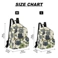 thumbnail image 2 of FORMRS Mini Backpack Purse for Women Quilted Travel Daypack Casual Shoulder Bag, Navy Flower, 2 of 7