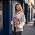 thumbnail image 6 of FORMRS 15-15.6 inch Laptop Sleeve Case Soft Carrying Quilted Computer Bag Cover, Colorful Painted Flowers Pattern, 6 of 7