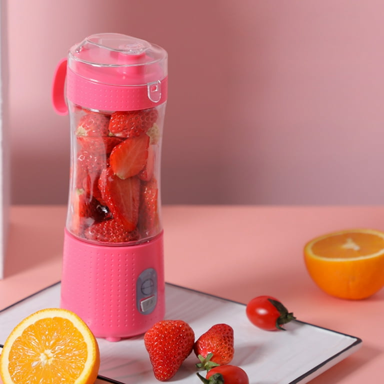 380ML Portable Blender for Smoothies Juices and Shakes 4000MAh Mini Blender  &Travel- Red 