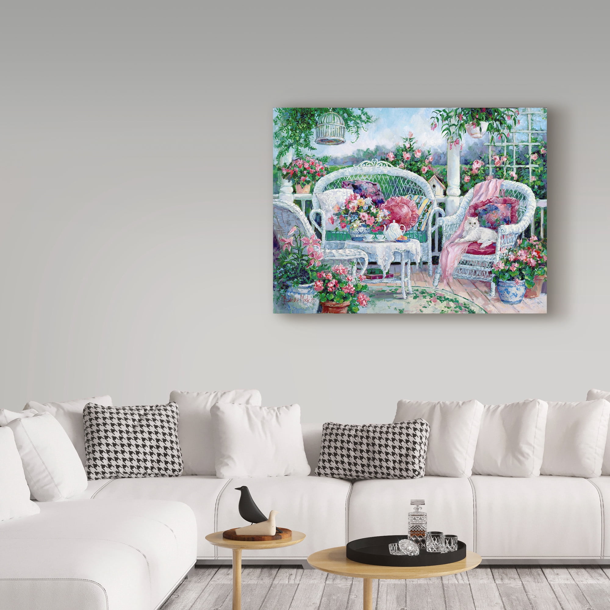 Trademark Fine Art 'Waiting For Friends' Canvas Art by Barbara Mock