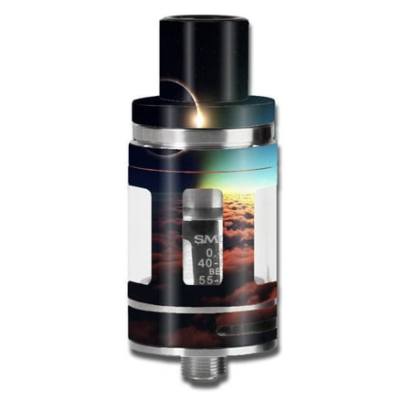 Skins Decals For Smok Micro Tfv8 Baby Beast Vape Mod / Moon Planet Eclipse (Best Vape Mod Kit For Clouds)