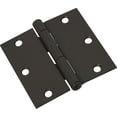 thumbnail image 1 of Bisagra para puerta National Mfg N830-323, 3.5 pulgadas, bronce engrasado, paquete de 3, 1 of 1