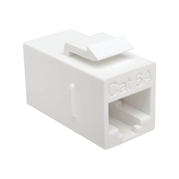 Tripp Lite Cat6a Straight-Through Modular In-Line Snap-In Coupler (RJ45 F/F)