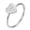 Silver-White-111, variant on PAURO Angel Number Rings for Women Heart Stainless Steel Lucky Digital Simple Spiritual Personalized Statement Gifts Cute Jewelry Gold-White-444 Size 10