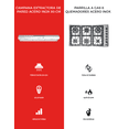 thumbnail image 3 of Combo DISA HOME Parrilla a Gas 6 Quemadores Acero Inox y Campana Extractora de Pared 80 cm, 3 of 7