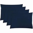 thumbnail image 1 of Chenchen Navy Pillow Cases King Size Set of 4, 20x36 Envelope Closure Pillowcases, Soft Plain Brushed Microfiber Covers Hypoallergenic Breathable, 1 of 1