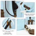 thumbnail image 4 of Mochila bandolera pequeña de lona tipo bandolera Sling Bag KL928, impermeable, 4 of 6